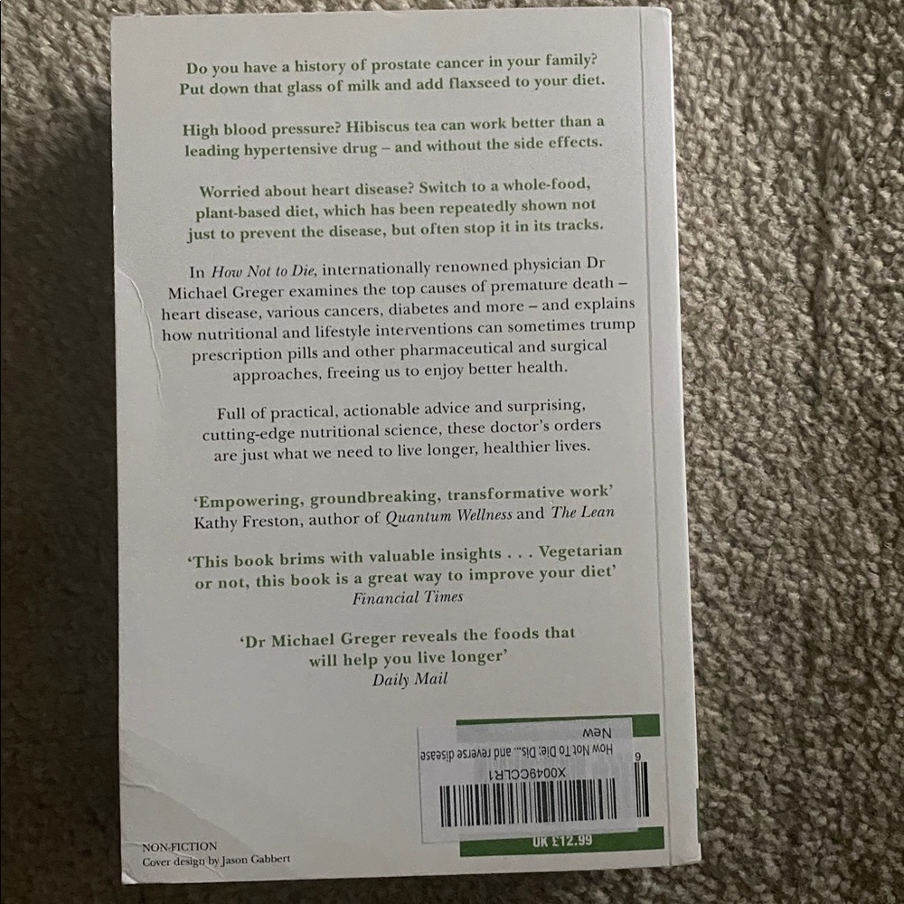 Book how not to die. Read once excellent condition - Picture 2 of 5